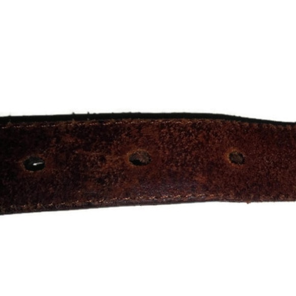 Onxy Burgundy and Black Belt Size 44" Long - Picture 6 of 8